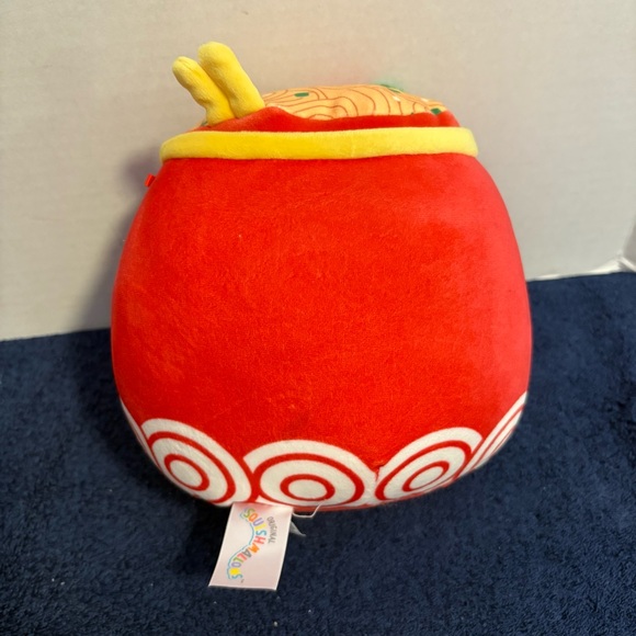 8” #1705 Squishmallows ODION The SPICY RAMEN Huggable Plush Hot Red Chili Bowl - Picture 2 of 4